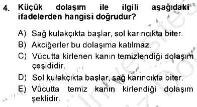 Tıp Terimleri 2013-2014 Dönem Sonu Sınavı - 4. soru