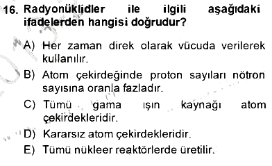 Tıp Terimleri 2013-2014 Dönem Sonu Sınavı - 16. soru
