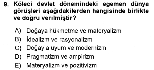Yönetimde Güncel Yaklaşımlar 2016-2017 Ara Sınav - 9. soru