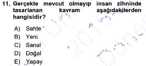 Yönetimde Güncel Yaklaşımlar 2015-2016 Dönem Sonu Sınavı - 11. soru