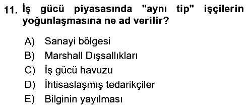 Yönetimde Güncel Yaklaşımlar 2022-2023 Dönem Sonu Sınavı - 11. soru