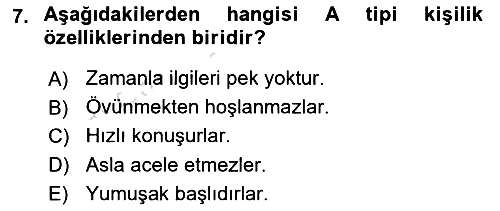 Yönetimde Güncel Yaklaşımlar 2023-2024 Dönem Sonu Sınavı - 7. soru