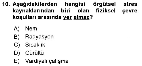 Yönetimde Güncel Yaklaşımlar 2023-2024 Dönem Sonu Sınavı - 10. soru