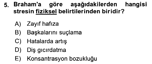 Yönetimde Güncel Yaklaşımlar 2025-2026 Dönem Sonu Sınavı - 5. soru