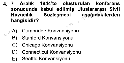 Havacılık Ekonomisi 2023-2024 Ara Sınav - 4. soru