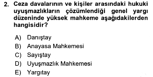 İdari Yargı 2017-2018 3 Ders Sınavı - 2. soru