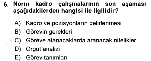 Yerel Yönetimler 2015-2016 Dönem Sonu Sınavı - 6. soru
