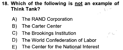 International Organization And Global Governance 2022-2023 Dönem Sonu Sınavı - 18. soru