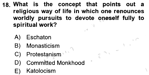 Political Thought 2019-2020 Ara Sınav - 18. soru
