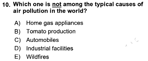 Urban and Enviromental Policy 2023-2024 Ara Sınav - 10. soru