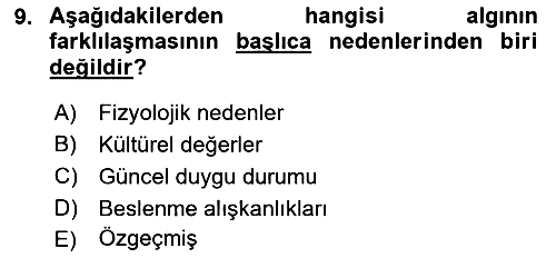 Etkili İletişim Teknikleri 2021-2022 Ara Sınav - 9. soru