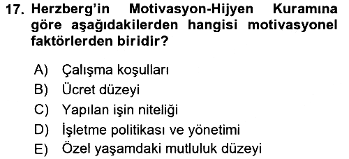 Etkili İletişim Teknikleri 2015-2016 Dönem Sonu Sınavı - 17. soru