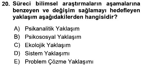 Görüşme Teknikleri 2017-2018 Ara Sınav - 20. soru
