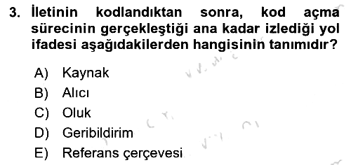 Görüşme Teknikleri 2023-2024 Ara Sınav - 3. soru