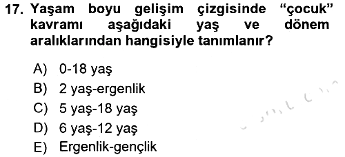 Görüşme Teknikleri 2016-2017 Dönem Sonu Sınavı - 17. soru