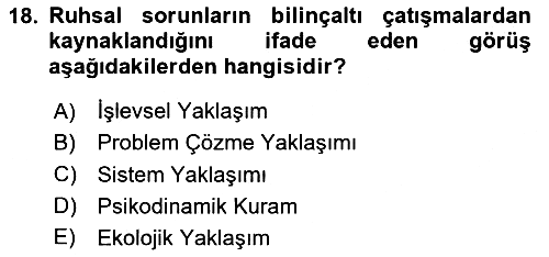 Görüşme Teknikleri 2025-2026 Ara Sınav - 18. soru