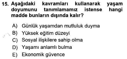 Gruplarla Sosyal Hizmet 2022-2023 Ara Sınav - 15. soru