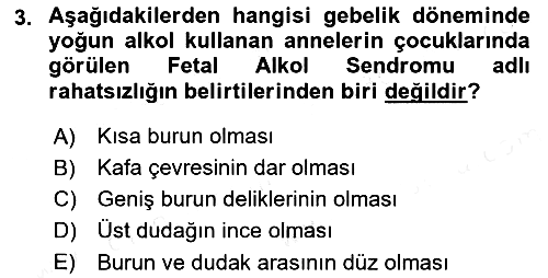 İnsan Davranışı Ve Sosyal Çevre 1 2017-2018 Dönem Sonu Sınavı - 3. soru