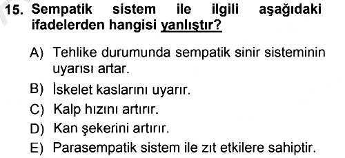 Psikoloji 2012-2013 Ara Sınav - 15. soru