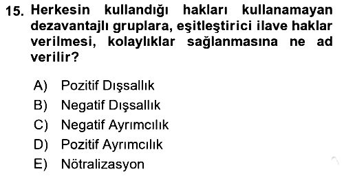 Sosyal Güvenlik 2022-2023 Dönem Sonu Sınavı - 15. soru