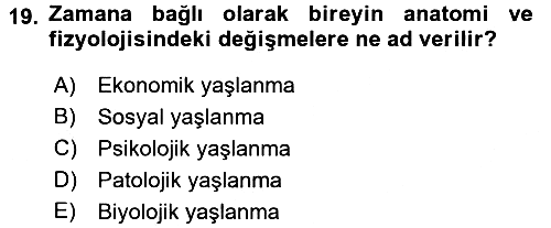 Sosyal Hizmet Kuruluşları 2017-2018 Ara Sınav - 19. soru