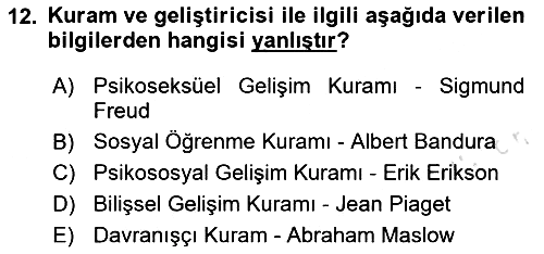 Sosyal Hizmet Mesleğine Giriş 2024-2025 Ara Sınav - 12. soru
