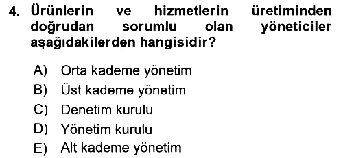 Sosyal Hizmet Yönetimi 2017-2018 Ara Sınav - 4. soru