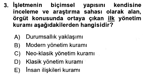 Sosyal Hizmet Yönetimi 2018-2019 Ara Sınav - 3. soru