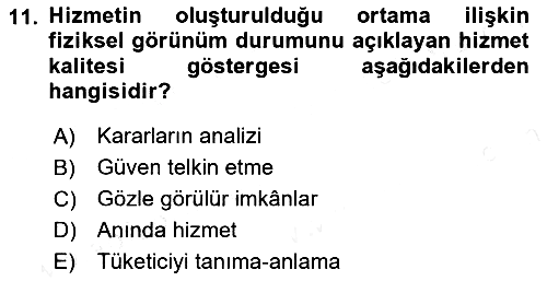 Sosyal Hizmet Yönetimi 2018-2019 Ara Sınav - 11. soru