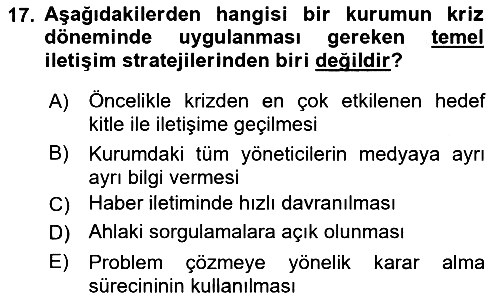Sosyal Hizmet Yönetimi 2021-2022 Ara Sınav - 17. soru