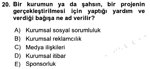 Sosyal Hizmet Yönetimi 2021-2022 Ara Sınav - 20. soru