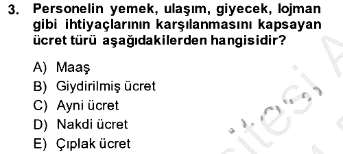 Sosyal Hizmet Yönetimi 2013-2014 Dönem Sonu Sınavı - 3. soru