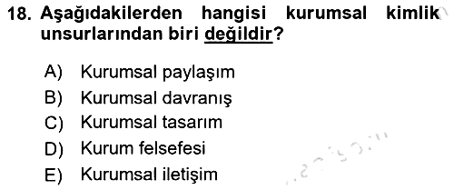 Sosyal Hizmet Yönetimi 2024-2025 Ara Sınav - 18. soru