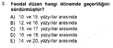 Sosyal Politika 2012-2013 Dönem Sonu Sınavı - 3. soru