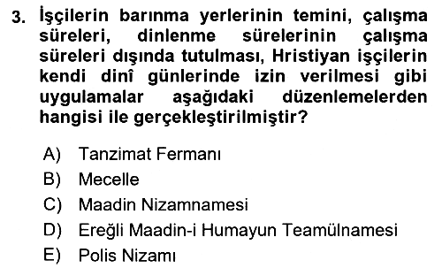 Sosyal Politika 2022-2023 Yaz Okulu Sınavı - 3. soru