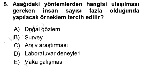 Sosyal Psikoloji 1 2021-2022 Ara Sınav - 5. soru