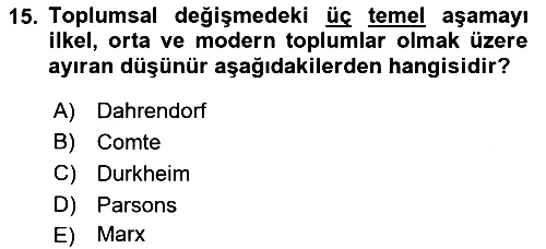 Toplumla Sosyal Hizmet 2021-2022 Ara Sınav - 15. soru