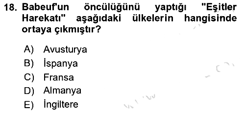 Toplumsal Tabakalaşma ve Eşitsizlik 2023-2024 Ara Sınav - 18. soru