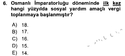 Sosyal Hizmete Giriş 2016-2017 3 Ders Sınavı - 6. soru