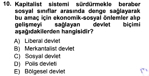 Sosyal Hizmete Giriş 2012-2013 Dönem Sonu Sınavı - 10. soru