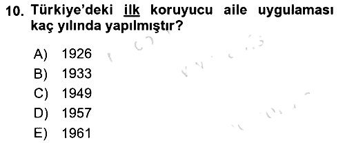 Sosyal Hizmete Giriş 2019-2020 Dönem Sonu Sınavı - 10. soru