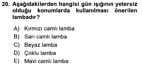 Temel Bakım Hizmetleri 2023-2024 Dönem Sonu Sınavı - 20. soru