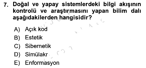 Dijital Tasarım 2020-2021 Yaz Okulu Sınavı - 7. soru