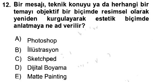Dijital Tasarım 2021-2022 Yaz Okulu Sınavı - 12. soru