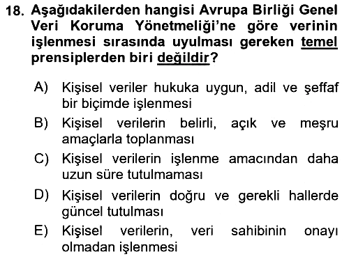 Dijital Yayıncılık 2021-2022 Yaz Okulu Sınavı - 18. soru