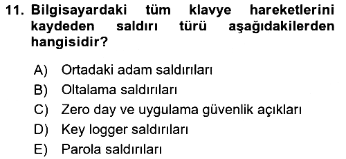 Sosyal Medya Platformları 2024-2025 Dönem Sonu Sınavı - 11. soru