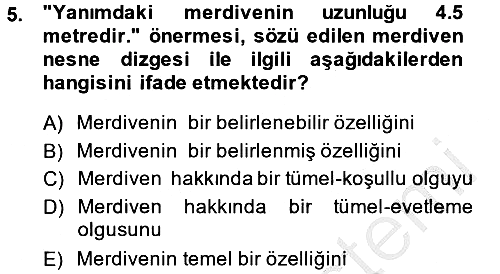 Bilim Felsefesi 2014-2015 Ara Sınav - 5. soru