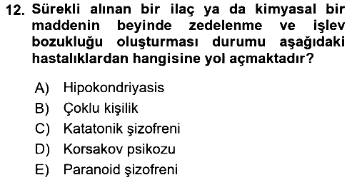 Birey ve Davranış 2016-2017 3 Ders Sınavı - 12. soru