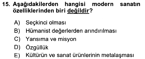 Çağdaş Sosyoloji Kuramları 2025-2026 Ara Sınav - 15. soru