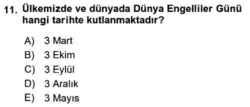 Çocukluk Sosyolojisi 2023-2024 Dönem Sonu Sınavı - 11. soru